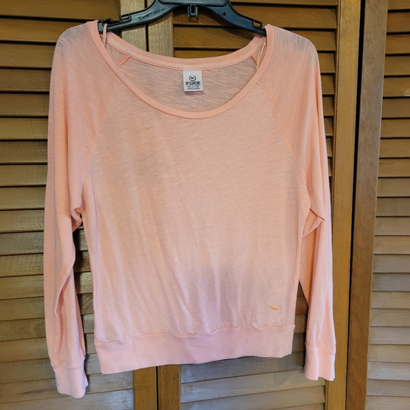 Victoria's Secret XS Pink Long Sleeve Tee - Picture 2 of 5